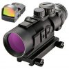 Burris AR-536 Combo WFastFire III 5x 36mm Illuminated Ballistic CQ Red/Green Black