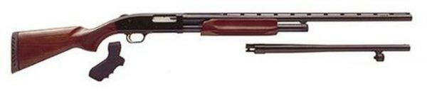 Mossberg 500 Field/Security Combo Pump 12 Ga 28"/18.5" Barrel, Wood Stock, 6rd - Image 2