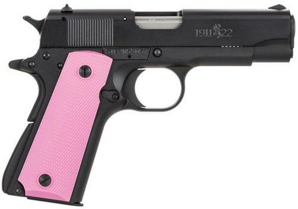 Browning 1911-22 Black/Pink Composite 22LR 3.6" Barrel, Pink Synthetic Grips, 10rd