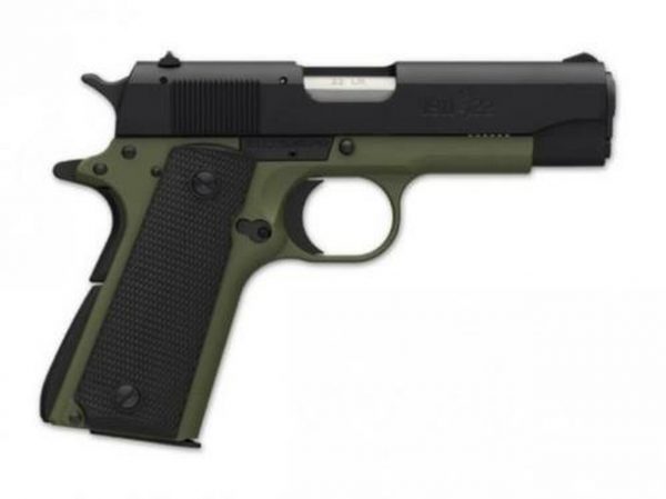 Browning 1911-22 A1- OD S 22LR 4.3" Barrel OD Green 10 Rd Mag