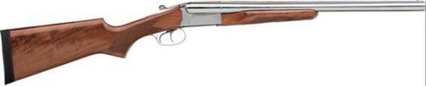 Stoeger Coach Gun Sxs, Aa-Grade Gloss Walnut, Polished Nickel 20 Ga, 20