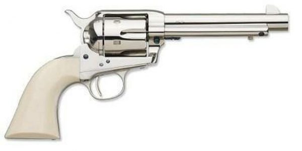 Uberti 1873 Cattleman Nickel-Ivory (Cody) 45 Colt 4 3/4