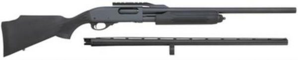 Remington 870 Express Combo, Pump, 12 Ga, 3" Chamber, 23" & 28" Barrels, Black, Synthetic Stock, 4Rd