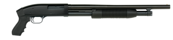 Maverick Model 88, Cruiser 12 Ga, 3" Chamber, 18.5" Cylinder Barrel, Blue Finish, Black Synthetic Pistol Grip, 6Rd, Bead Sight