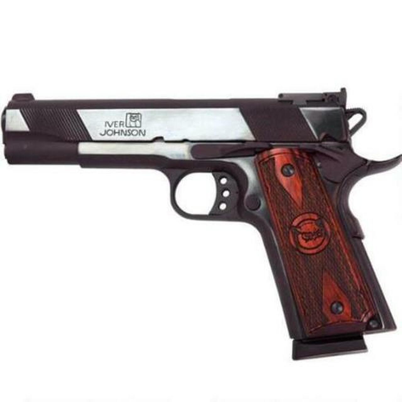 Buy Iver Johnson Eagle 1911 A1 45 Acp 5″ 8rd Polished Blue Wood Grips Online For Sale 6711