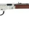 Henry Silver Eagle Lever Rifle, 17 HMR, 20",, , Walnut Stock, Nickel Receiver, 12 rd
