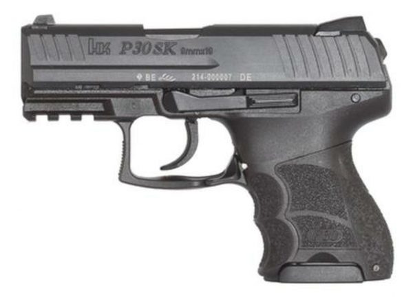 HK P30SK, Subcompact, (V3) DA/SA, rear decocking button, two 10rd magazines