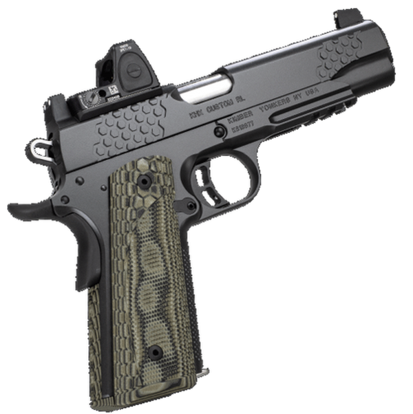 Kimber KHX Custom 1911 Optic Included, Rail 45 ACP 5" Barrel Trijicon RMR 3.25 MOA Dot 8rd Mag