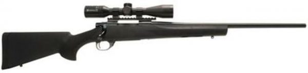 Howa/Hogue Package 300 Win Mag 24" Barrel Blue Finish Hogue Overmolded Stock Black Nikko Stirling Panamax 3-9x40mm Riflescope With Rings/Base 3rd
