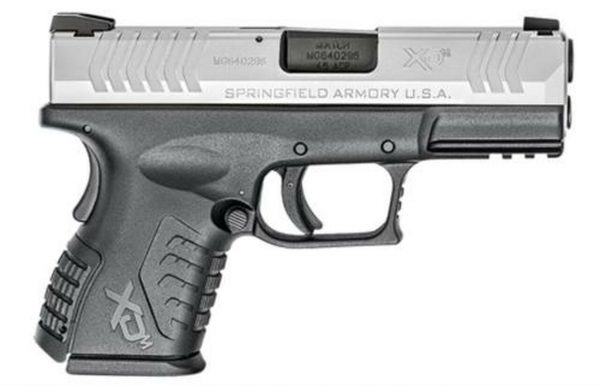 Springfield XDM Compact, 45 ACP, 3.8", 9/13rd, Bi-Tone