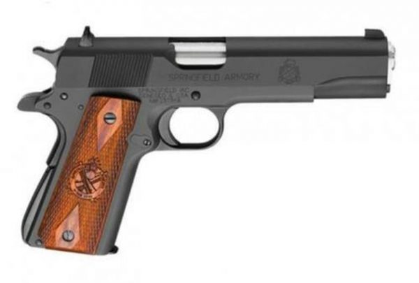 Springfield Mil-Spec 1911-A1 Govt, 45 ACP, 5" Barrel, 7rd, Parkerized