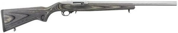 Ruger Model 10/22 Target .22LR 20" Heavy Barrel Polished Stainless Steel Finish Black Laminate Stock 10 Rnd Mag