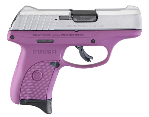 Ruger EC9s 9mm, 3.12" Barrel, Purple, 7rd