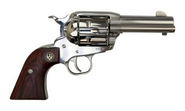 Ruger Vaquero .357 Mag/.38 Spl, 3.75" Barrel, Hardwood Grips, Stainless, 6rd