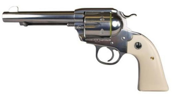 Ruger Vaquero Bisley 357 Mag/38 Special, 5.5" Barrel, SS Finish, Ivory Grips - Image 2