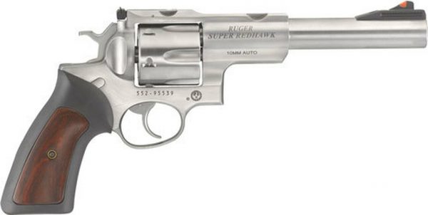 Ruger Super Redhawk10MM 7.5" Barrel SS, Hogue Tamer Grips TALO Edition