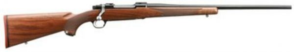 Ruger M77 Hawkeye Standard .204 Ruger 24 Inch Satin Blue Finish Barrel American Walnut Stock No Sights 5 Rounds