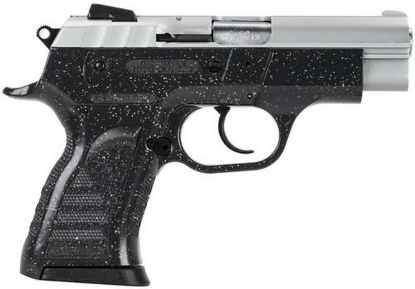 EAA Witness Pavona Poly Cmpt DA/SA 9mm 3.6" Barrel, Ergo Grip Charcoal/Silver, 13rd