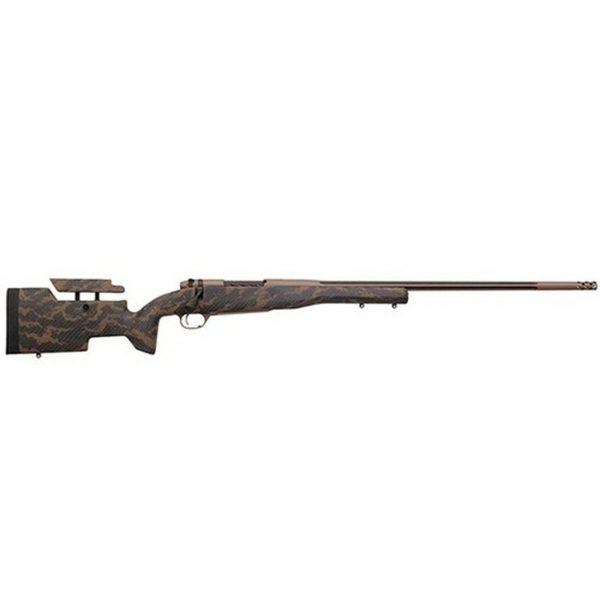 Weatherby Mark V Accumark Elite, Bolt Action, 300 Weatherby Magnum, 28" Barrel, Black With Brown Sponge Finish, Carbon Fiber Stock, 3Rd