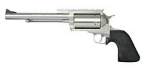 Magnum Research Big Frame 500 S&W 7.5" 5rd Black Hogue Rubber Grip SS