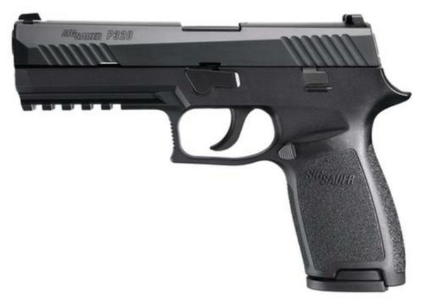 Sig P320 Full Size 9mm 4.7" Contrast Sights, 17rd Mag