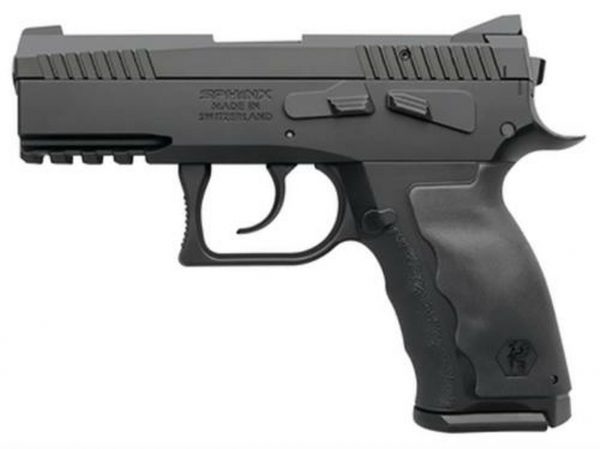 Kriss Sphinx SDP Compact Alpha 9x19mm 3.7" Barrel Interchangeable Back-Straps Black 15rd