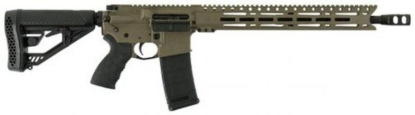 Diamondback DB15 Elite, .223/5.56, 16" Barrel, 30rd, Adaptive Tactical EX Performance Stock, Flat Dark Earth