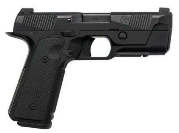 Hudson 1911 H9 Single 9mm 4.28" Barrel, Black Interchangeable Backstrap Grip Black, 15rd