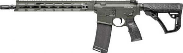 Daniel Defense DDM4 V7 SLW 223 5.56 NATO, 14.50" Barrel, Deep Woods Green, Black 6 Position, 32rd