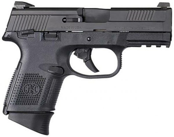 FN FNS40 Compact, .40 S&W, 3.6", 14rd, Night Sights, Black