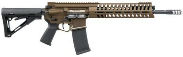 POF P415 Gen 4 Rifle 5.56/223 14.5 Fluted Barrel, Permanent Muzzle Device (16 Total) E2 Dual Extraction CTR Buttstock Cerakote Burnt Bronze Finish 30 Rd Mag