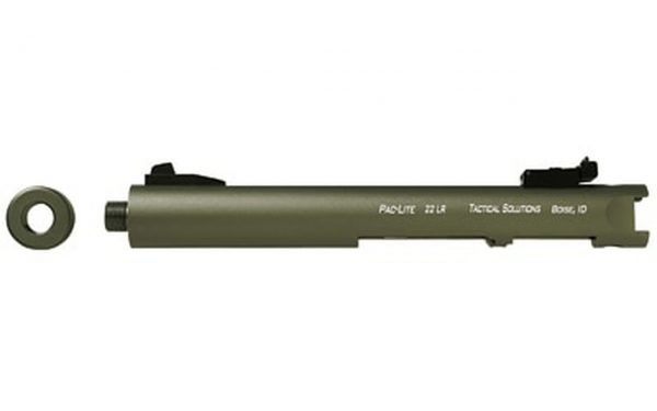 Tactical Solutions Pac-Lite Ruger Mark I,II,III, 4.5" Matte OD Barrel 22LR