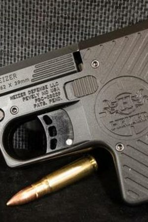 Heizer PAK1 Pocket AK Pistol 7.62x39mm Ported Barrel Steel Frame Stainless Steel Finish