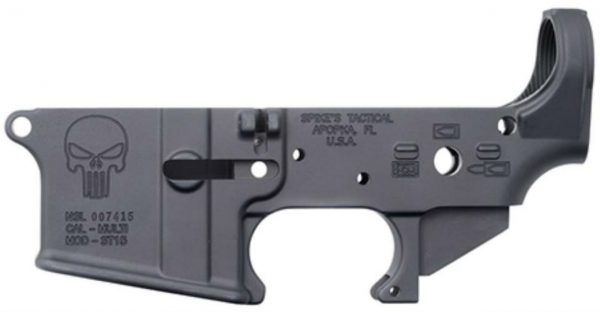 Spikes Tactical Stripped Lower Receiver, Punisher, Multi-Cal - Image 2