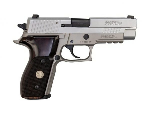 Sig P227 AS Elite .45 ACP, Used, 4.4" Barrel, Stainless, SigLite, Wood Grips, 10rd