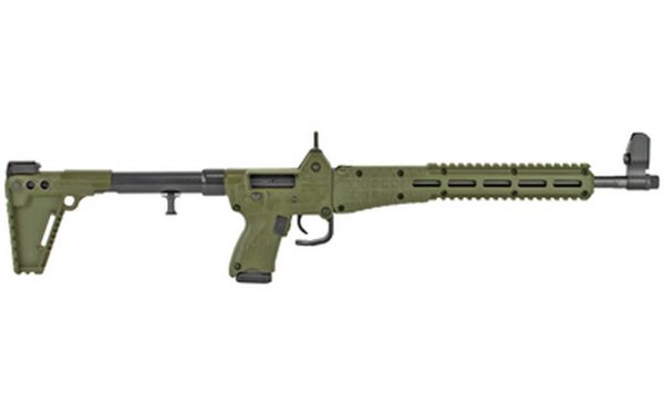 Kel-Tec Sub-2000 9mm, 16.25" Barrel, OD Green, Ghost Ring Rear, Adj. Stock, 15rd - Image 2