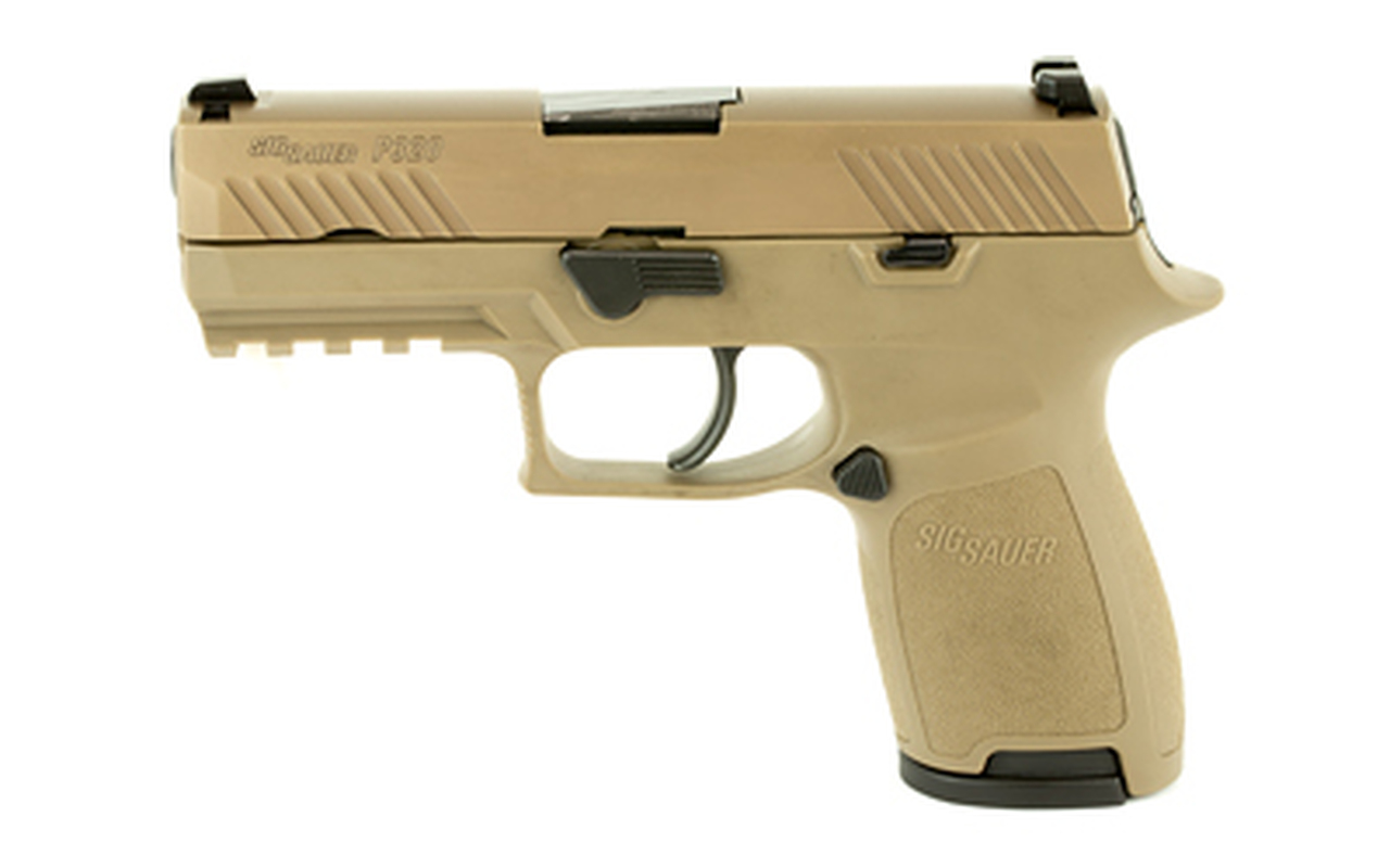 Buy Sig P320 Compact 9mm, FDE, Striker Fired, DAO, Medium Grip, 10rd ...