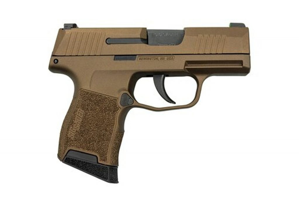 Buy Sig P365 Burnt Bronze 9mm, 3″ Barrel, Sig XRay3 Night Sights, 10rd ...