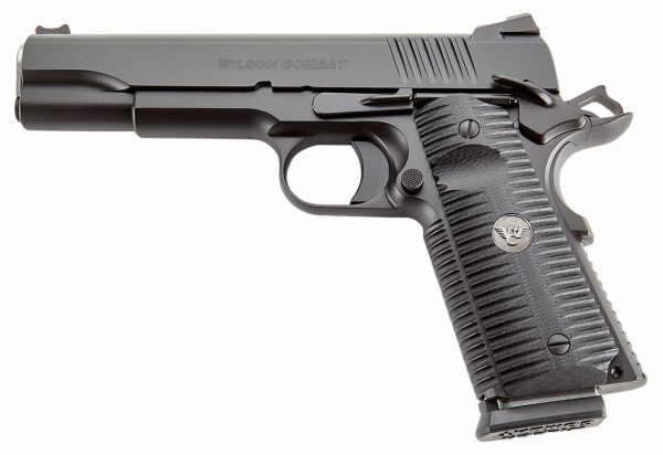 Wilson Combat, ACP, Semi-automatic, 1911, Full Size, 45ACP, 5" Barrel, Black Armor Tuff Finish, Red Fiber Optic Sights, Manual Safety, 8Rd - Image 2