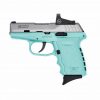 SCCY Industries CPX-2 RD 9mm, 3.10" Barrel, Stainless Slide Robin Egg Blue Grip, NMS CTS-1500 Red Dot, 10rd - Image 2