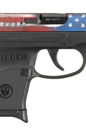 Ruger LCP, Semi-automatci Pistol, Centerfire, 380ACP, 2.75" Barrel, American Flag Slide Finish, Alloy Steel Slide, Nylon Frame, Integral Sights, 6Rd