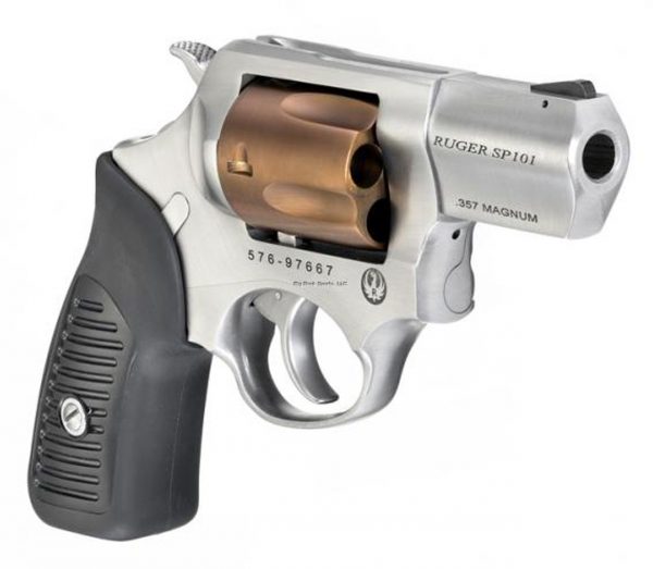 Ruger SP101 Limited Edition 357/38 Spl, 2.25" Barrel, Rose Gold Cylinder, Rubber Gri-p, 5rd