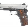Ruger SR1911 Lightweight Commander-Style 45 ACP, 4" Barrel, Novak Sights, Thin Grips, 7rd Mag - Image 2