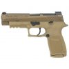Sig P320-M17 9mm, 4.7" Barrel, No Manual Safety, Coyote, Mag Coupon, 1x 17rd