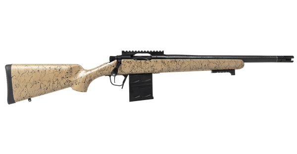 Ridgeline Scout 300 Blackout Bolt-Action Rifle with Tan/Black Carbon Fiber Composite Sporter Stock