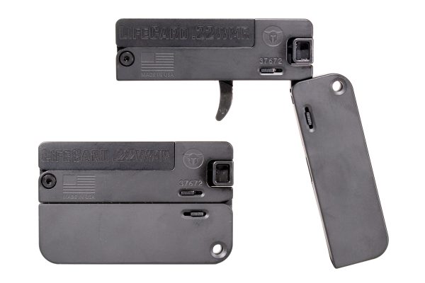 Lifecard 22WMR Folding Single-Shot Pistol with Black Finish