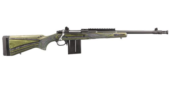 M77-GS 308 Gunsite Scout Rifle with Green Laminate Stock