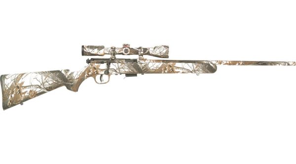 93R17 XP 17 HMR Snow Camo Bolt Action Rifle with 3-9x40mm Scope