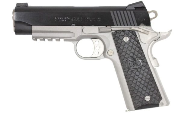 1911 Commander Rail Gun Two-Tone 45 ACP