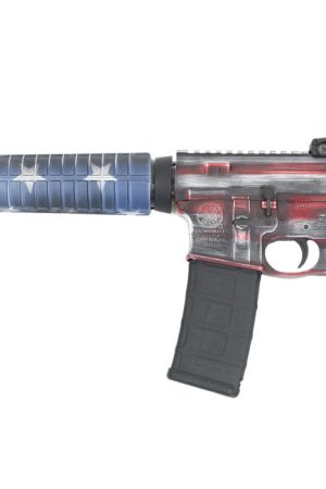 MP15 Sport II 5.56mm Semi-Auto RIfle with American Flag Patriotic Cerakote Finis